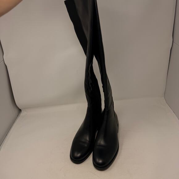 Nine West Allair Stretch Back Over The Knee Boot Black Side Zip Size 7M - Picture 5 of 14